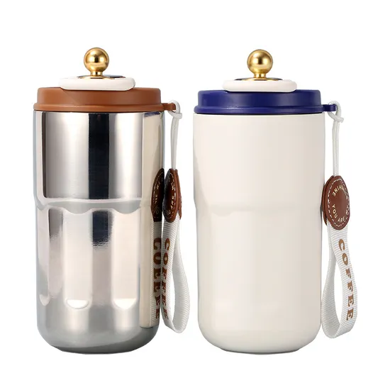 Factory Price Thermal Water Bottle Vacuum Flasks Thermos Cup Stainless Steel Double Wall Coffee Cup