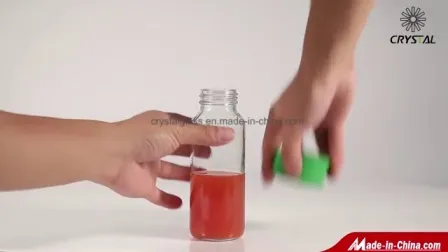 100ml 250ml 300ml 350ml 375ml 400ml 500ml 800ml Juice Beverage Water Glass Bottle with Screw Lid