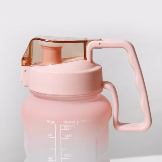 2000ml Plastic Water Bottles 2L Large Capacity Gallon Sport Water Bottle
