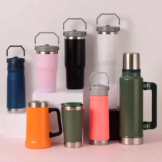 Kids Custom Tumbler Wholesale Thermo Sippy Stainless Steel Vacuum 40oz Drink Coffee Tea Cups with Lids and Straws 