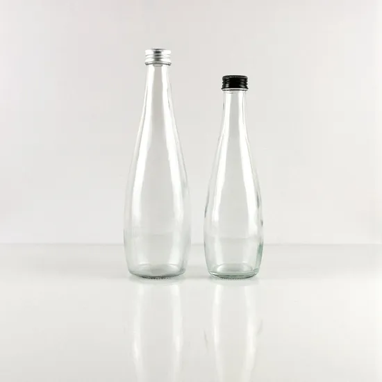330ml 500ml Glass Mineral Water Bottles with Aluminum/Ropp Screw Cap 750ml 
