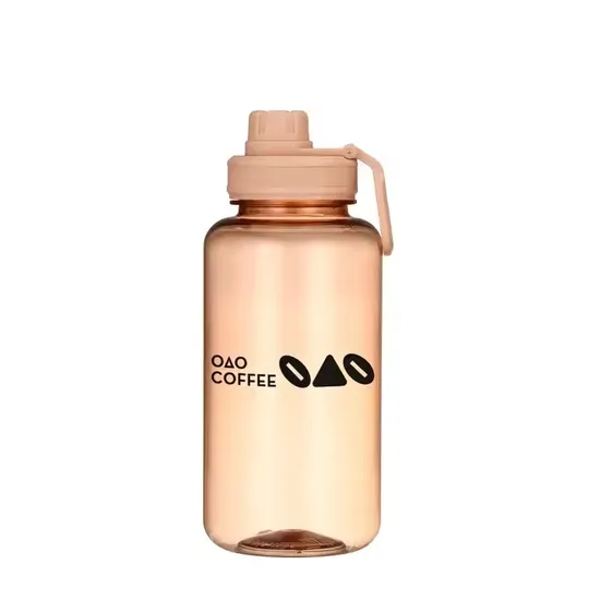 1L 1000 Ml Transparent Liquid with Scale BPA Free Plastic Water Bottle 